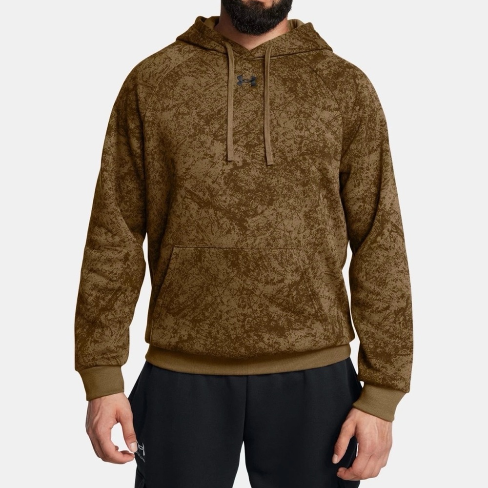 Under Armour Rival Fleece Camo AOP Hoodie XL